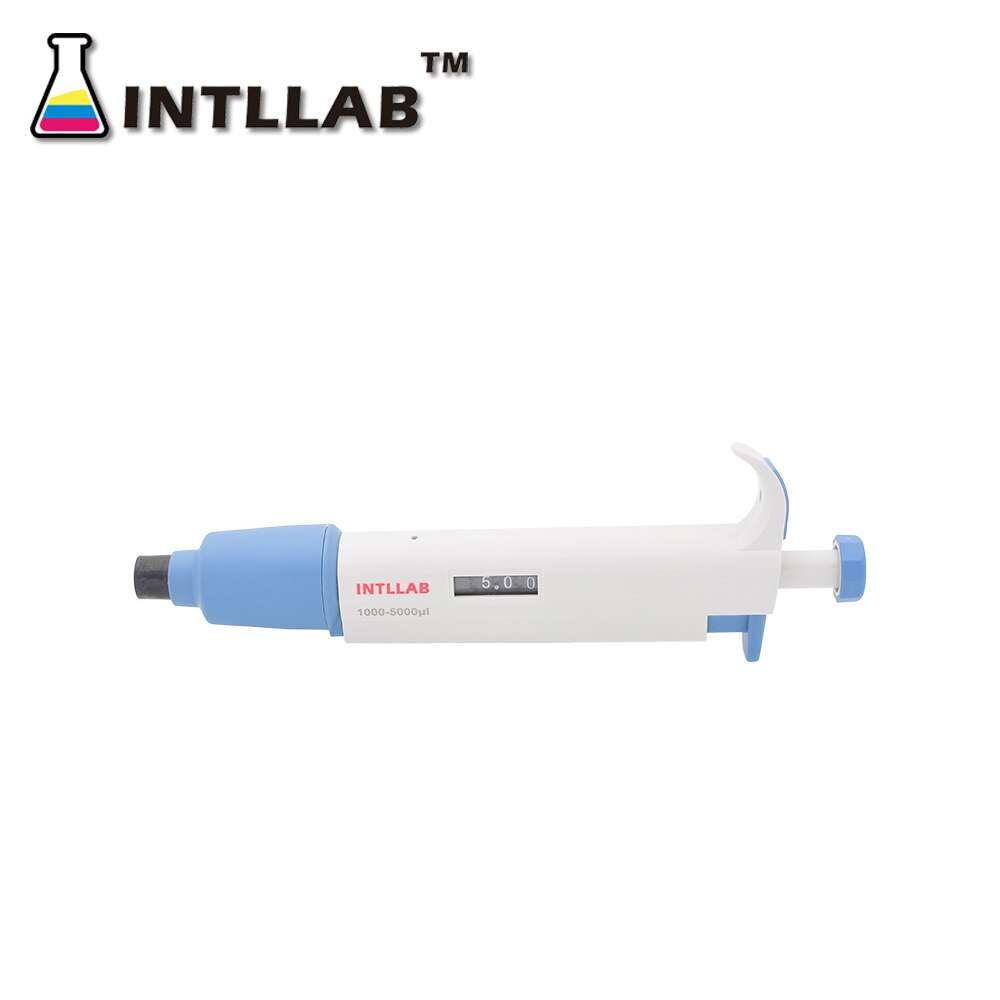 Intllab Micropipet Gun Lab Single Channel Pipet Verstelbare Volume Pipet Met Tips