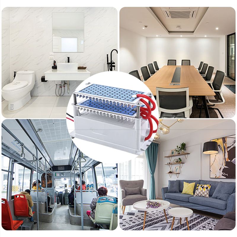 10g/h Portable Ceramic Ozone Generator Ozonizer 220V Water Purifier Air Cleaner