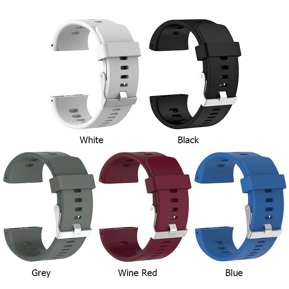 Horloges Horlogeband Sport Silicone Rubber Bands Vervanging Elektronische Horloge Band Horloge Bandjes Voor Polar V800 Smart Armband