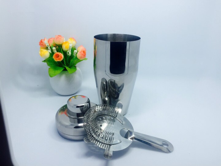 1pc baarimikko cocktail shaker baari lanka sekoitettu juoma jääsiivilä ruostumaton teräs siivilä suodatin cocktail baaritarvikkeet  ok 0427