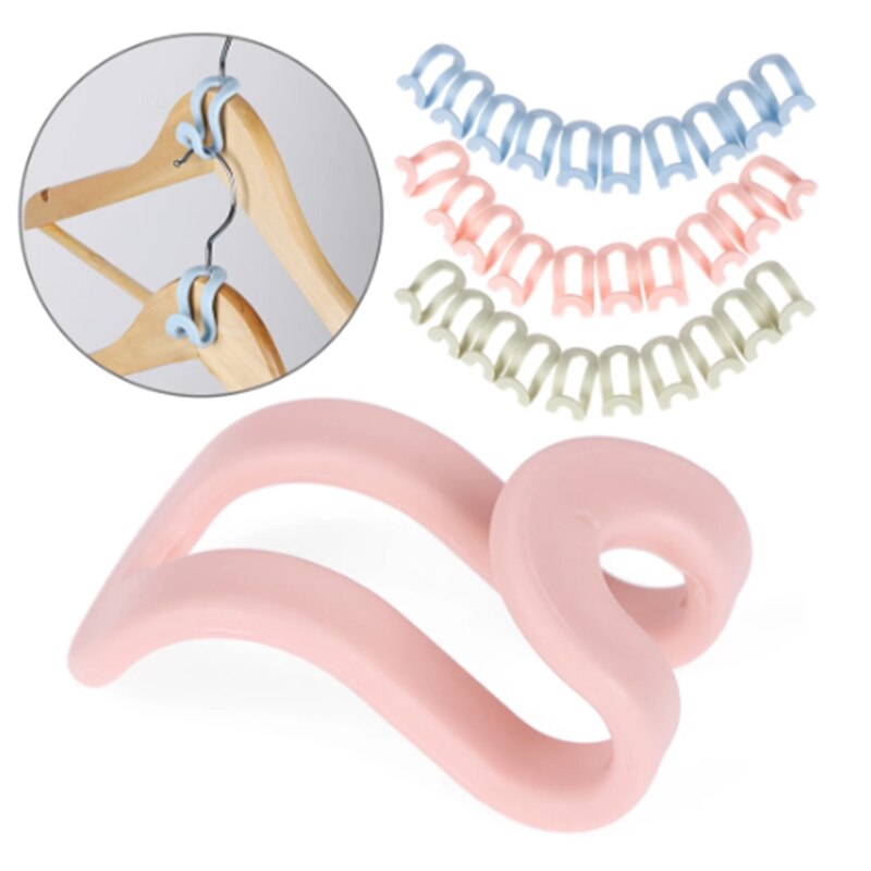 5Pcs/Set DIY Clothes Hanger Home Easy Hook Closet Organizer Storage Rack Holder Hook Mini Clothes Hanger Mini Clothes Hanger