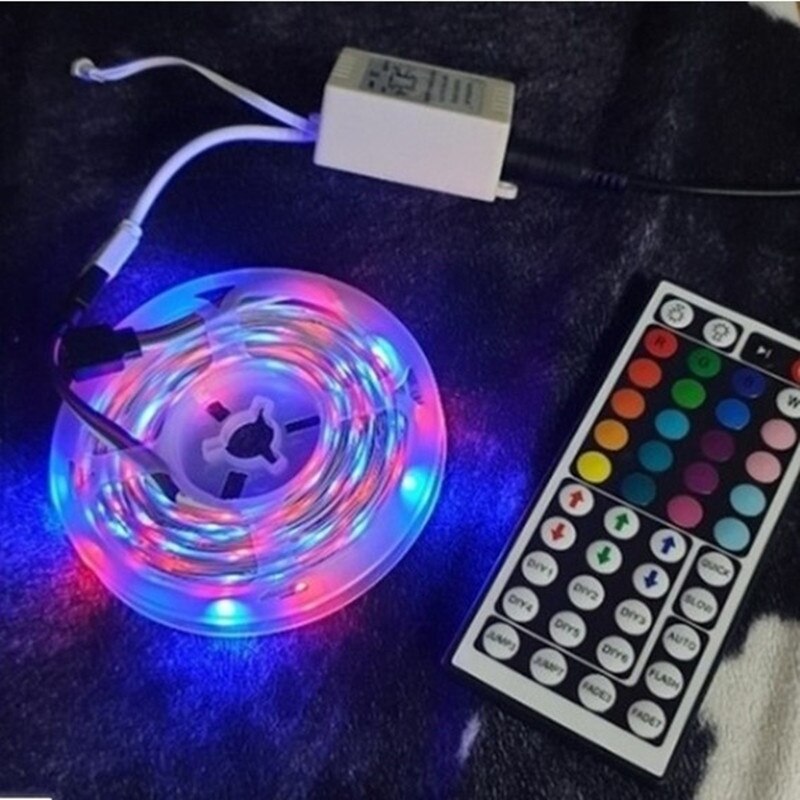 Led Strip Licht 3528 Smd Rgb Strip Licht Met 44 Belangrijke Ir Afstandsbediening Bruiloft Kerstmis Halloween Home Decor Indoor verlichting