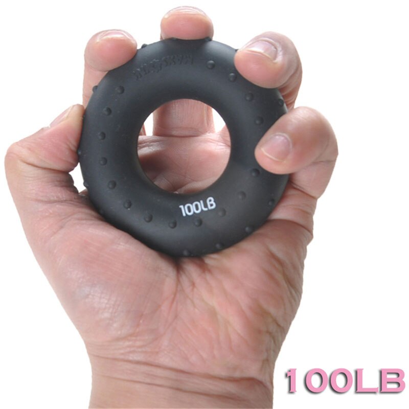 Antistress Hand Expander Hand Gripper Forearm Dynamometer Strengthen Training Hand Finger Exersiser Hand Trainer Grip Strength: black