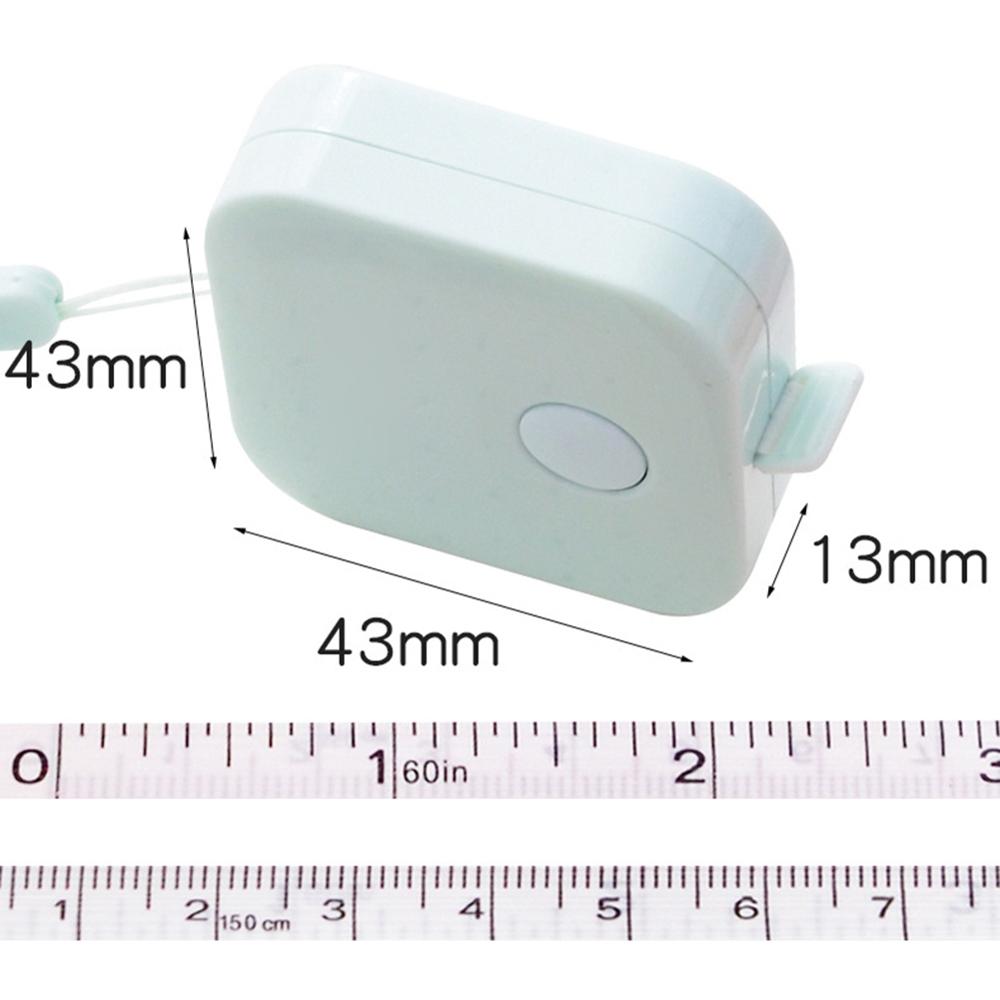 150cm/60" Tape Measure Retractable Waist Measurement Tool Children Height Ruler Centimeter Inch Roll Tape Girls