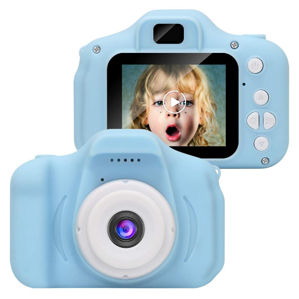 Beesclover børn digitalt videokamera mini genopladeligt børnekamera stødsikkert 8mp hd småbørn kameraer børn videokamera  r35