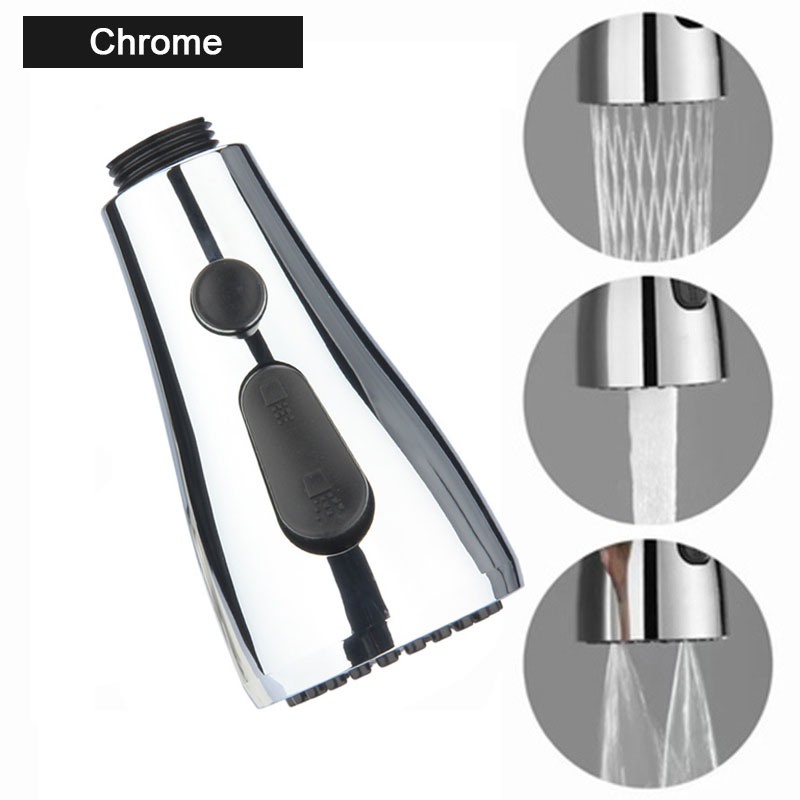 Kitchen Faucet Head Replacement, Angle Simple Kitchen Sink Faucet Parts, Pull Down Faucet Sprayer Head Nozzle,Sink Spray Nozzle: Burgundy