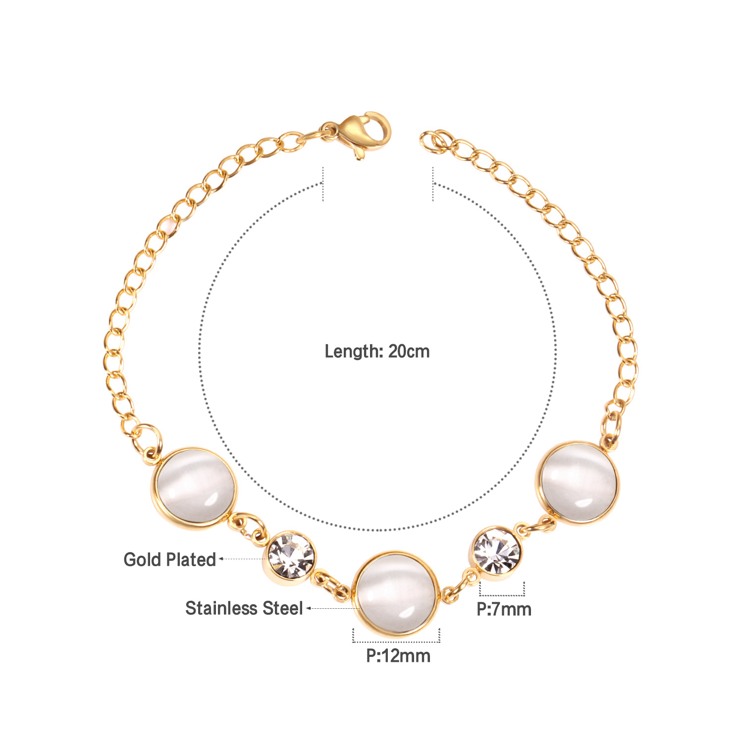 Luxukisskids Elegante Fee Dames Armbanden Wit Imitatie Pearl Bead Armband Voor Vrouw Sieraden Op Pols Esthetische Party Decor: Hot Stamping