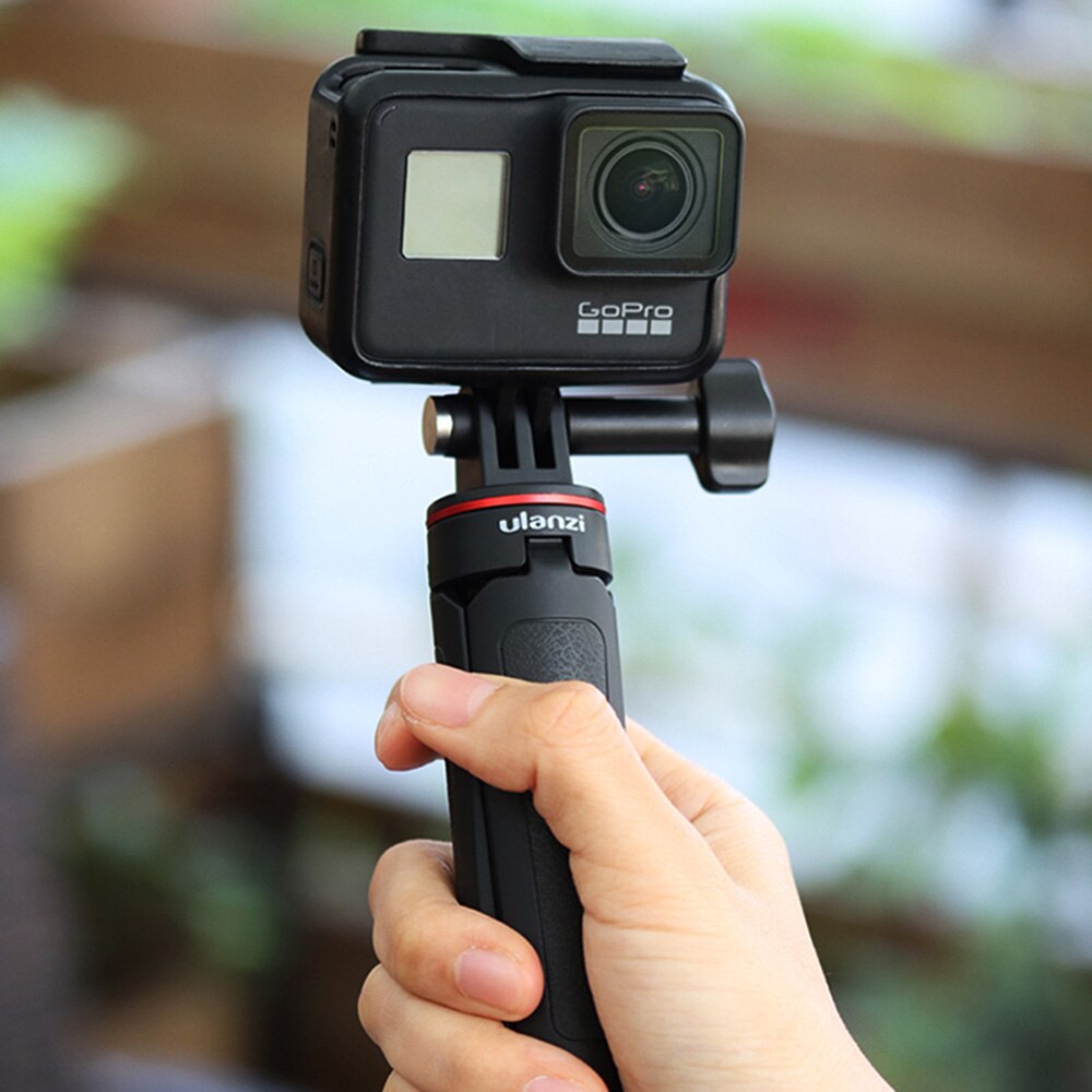 Go pro 9 vlog mini stativ bærbart håndtak for gopro hero 8 7 6 black session osmo action camera handle sports camera extender