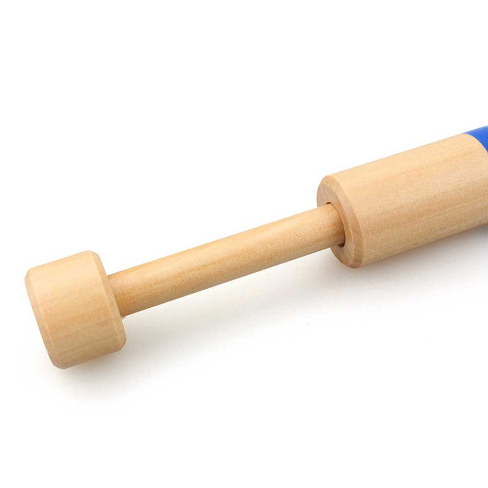 2pcs Wood Flute Durable Practical Beautiful Sounds Musical Instrument Kids Whistles for Kids Baby Children