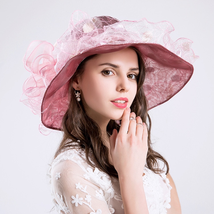 Bryllup hatte til kvinder fascinerere bryllupper hat blomsterhatte bryllup tilbehør chapeau mariage