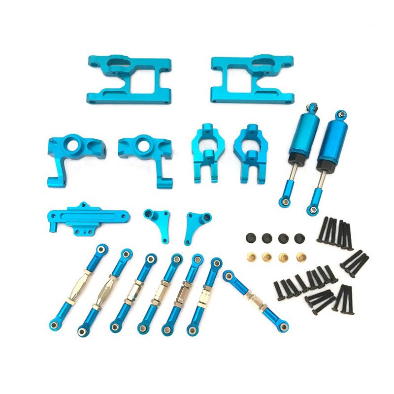 Upgrade Accessoires Kit Voor Feiyue FY03 Wltoys 12428 12423 1/12 Rc Buggy Auto Onderdelen: blue 01