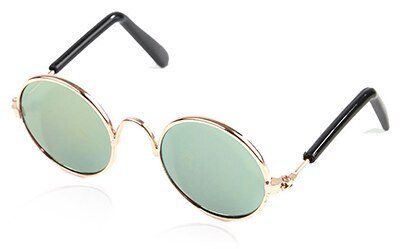 Słodkie zwierzątko kot okulary dla psów okulary przeciwsłoneczne dla mały placki kocie oko-nosić zdjęcia akcesoria dla zwierząt 1PC: Fioletowy