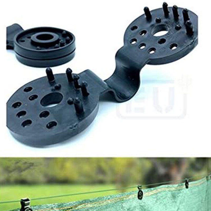 100Pcs Greenhouse Film Clip Shade Sails Privacy Sn Fence Instant Grommet Canvas Tarp Hang