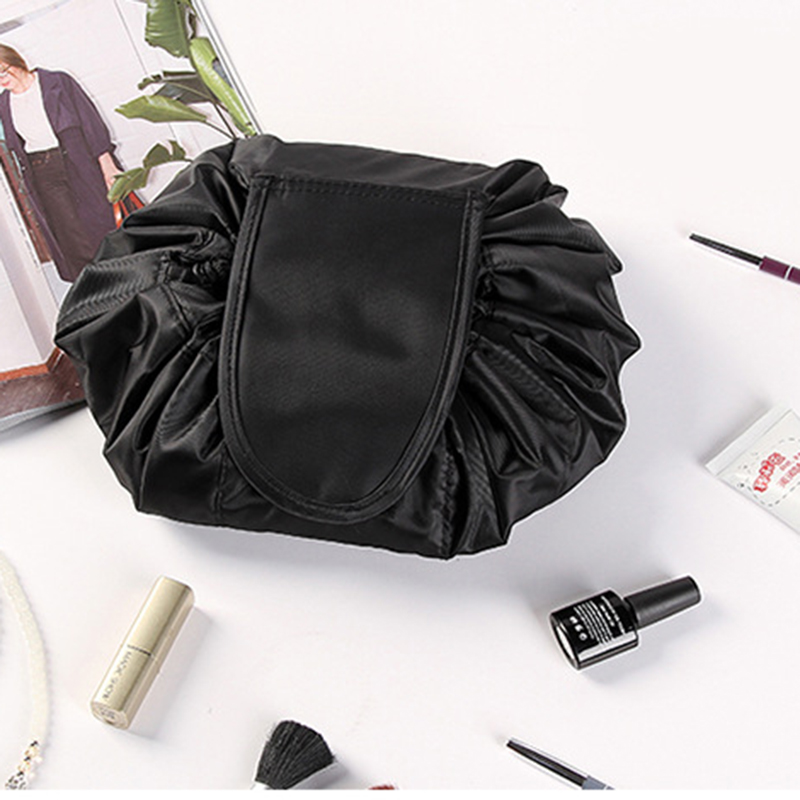 Unisex Portable Lazy Storage Cosmetic Bag Drawstring Waterproof Magic Makeup Pouch Large Capacity Travel Toiletry Bag
