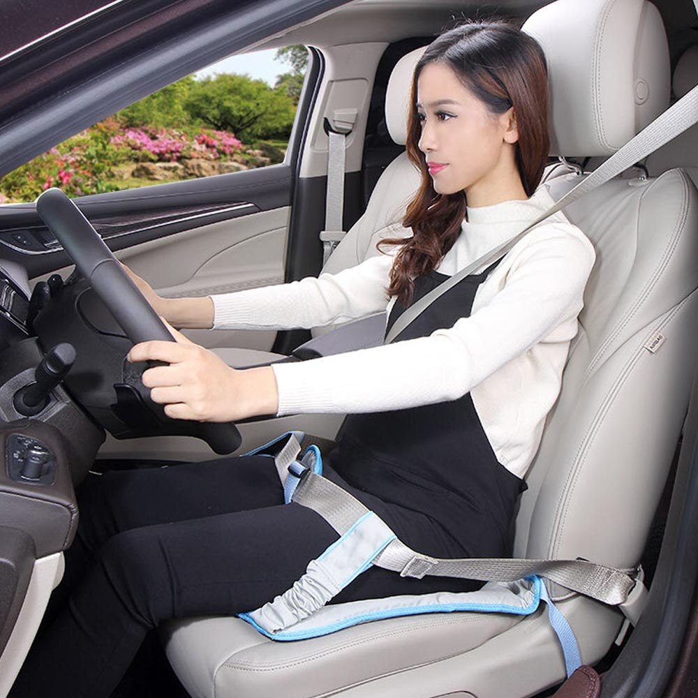 Zacht Ademend Verstelbare Moederschap Bump Riem Auto Bescherming Zitkussen Cover Pad Autogordel Kussen voor Zwangere Vrouwen