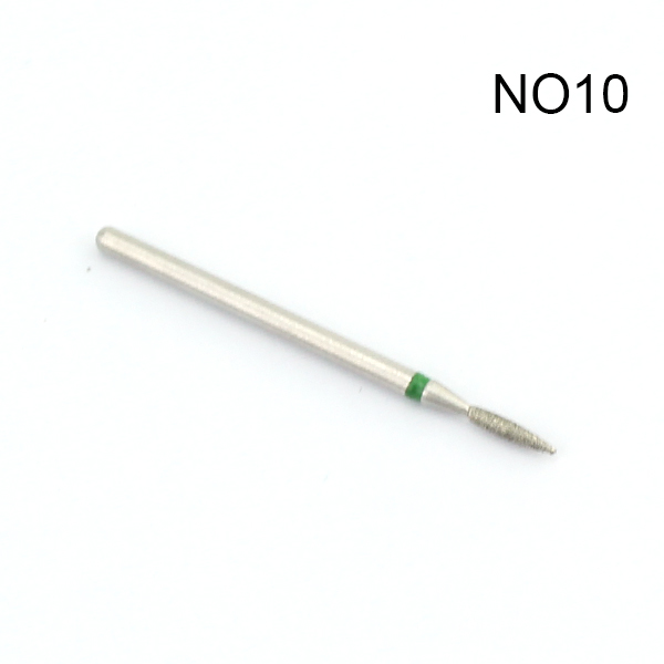 1pcs Milling Cutter Diamond Nail Drill Rotary Bits Milling Cutter For Manicure Burr Cuticle Clean Drill Bit Electric Cutter: NO10
