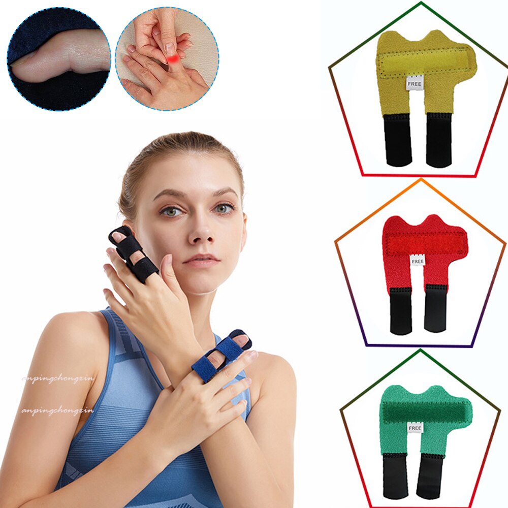 Trigger Finger Splint Supports Brace for Middle Ring Index Thumb Pinky Breaks Fractures Hands for Arthritis Pain Sport Injuries