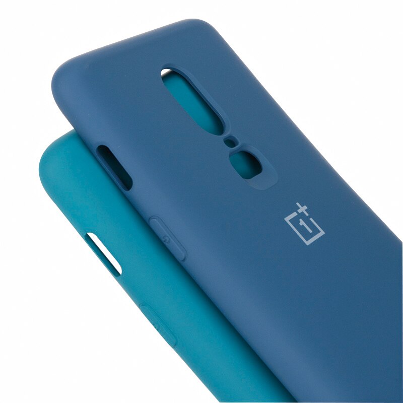 Oneplus 6 6T Case Original Official Silicone Soft Ultrathin Shockproof Full Protective Cover Oneplus One Plus 6 6T Case
