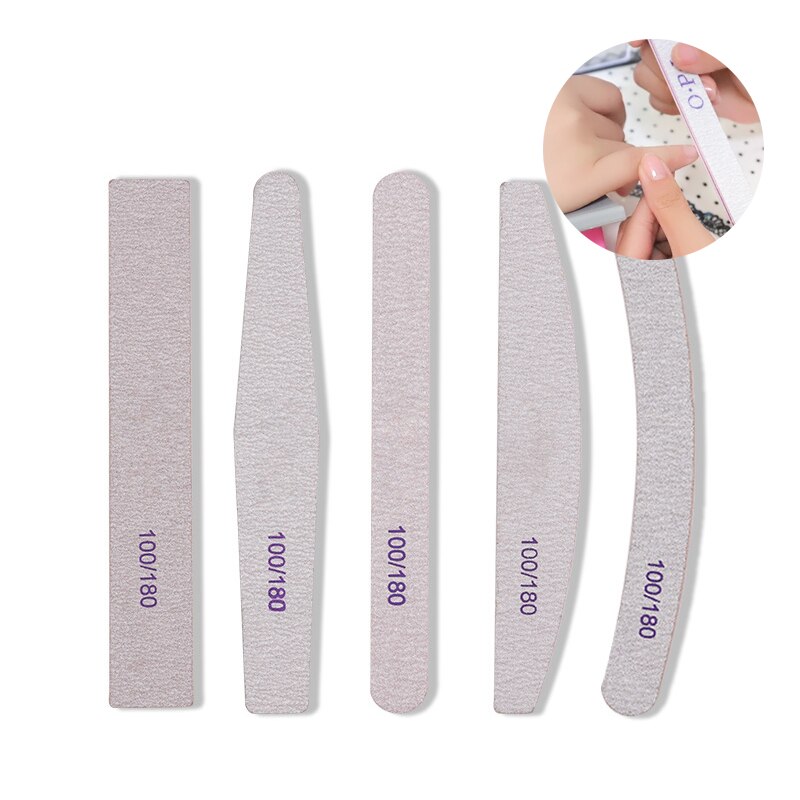 12-5Pc Professionele Nagelvijlen Buffing Schuren Files Block Manicure Nagel Art Buffer Polish Nagelvijl Nail art Tips Manicure