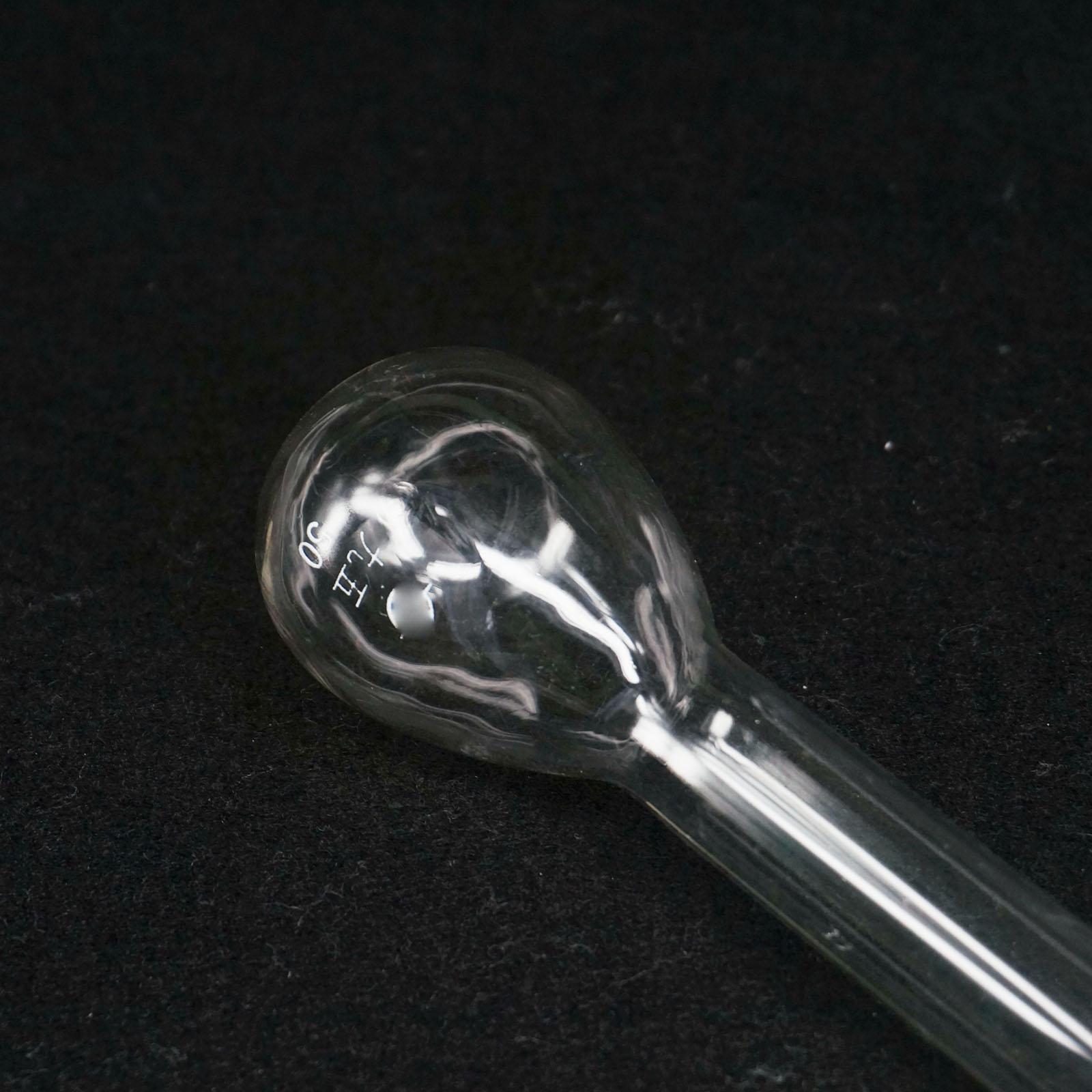 50ml kjeldahl frasco de vidro longo do laboratório da parte inferior redonda do pescoço para a determinação do nitrogênio