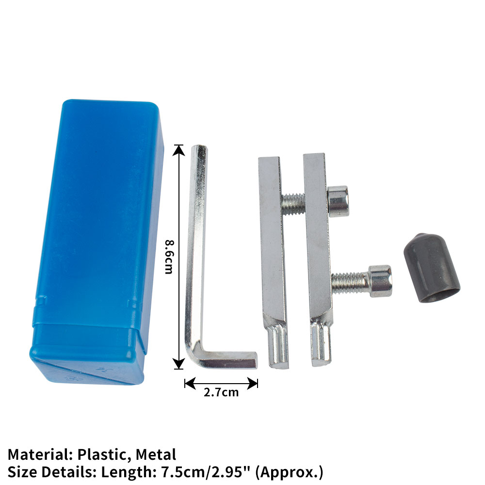 Herramientas de baño Extractor de alambre roto herramientas de roscado grifo y removedor de tornillos reparación de válvula angular de grifo de agua para 4/6 puntos: ORO