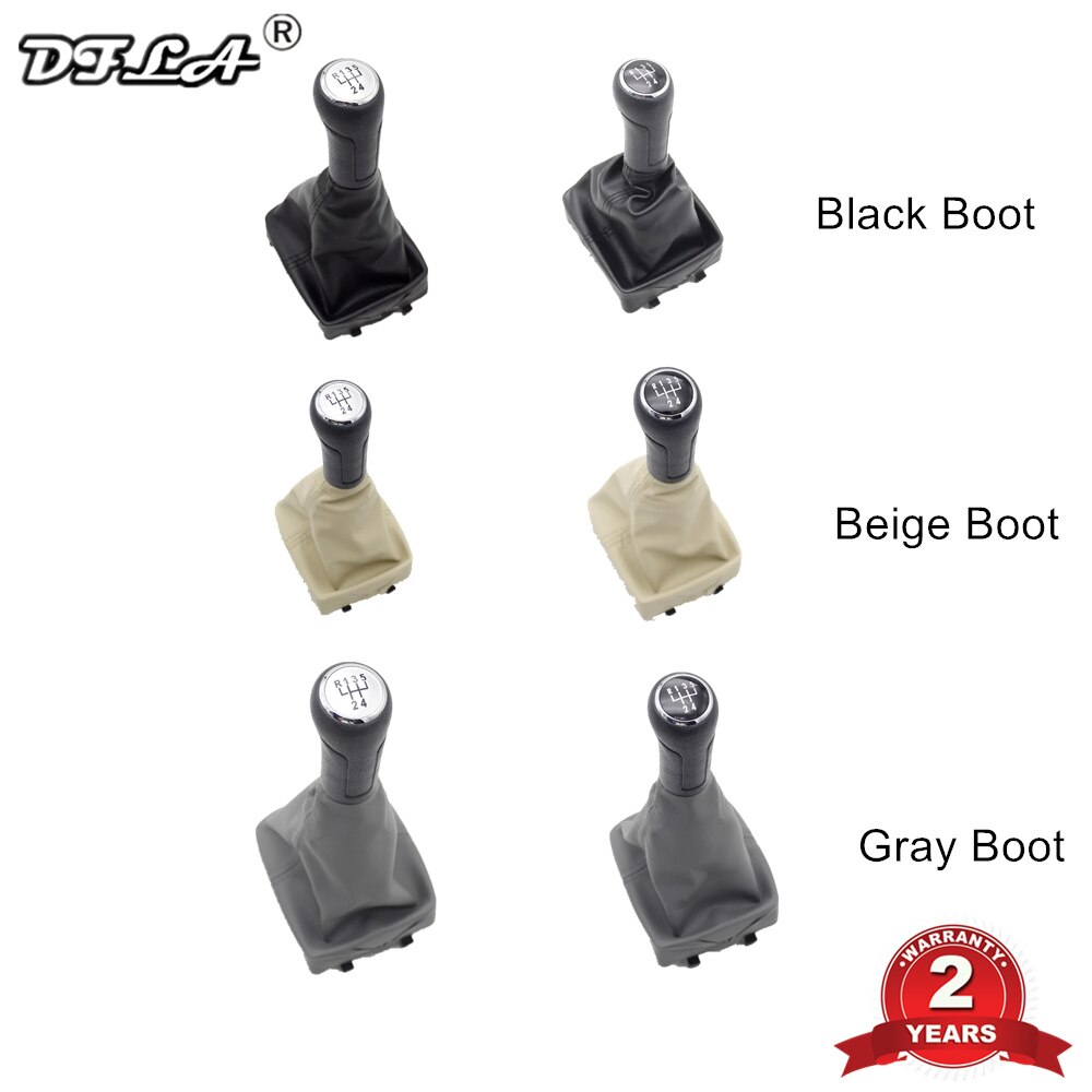 For VW Polo 9N 9N2 2002 2003 2004 2005 2006 2007 Polo Sedan 5 Speed Gear Shift Knob Gaitor Leather Boot