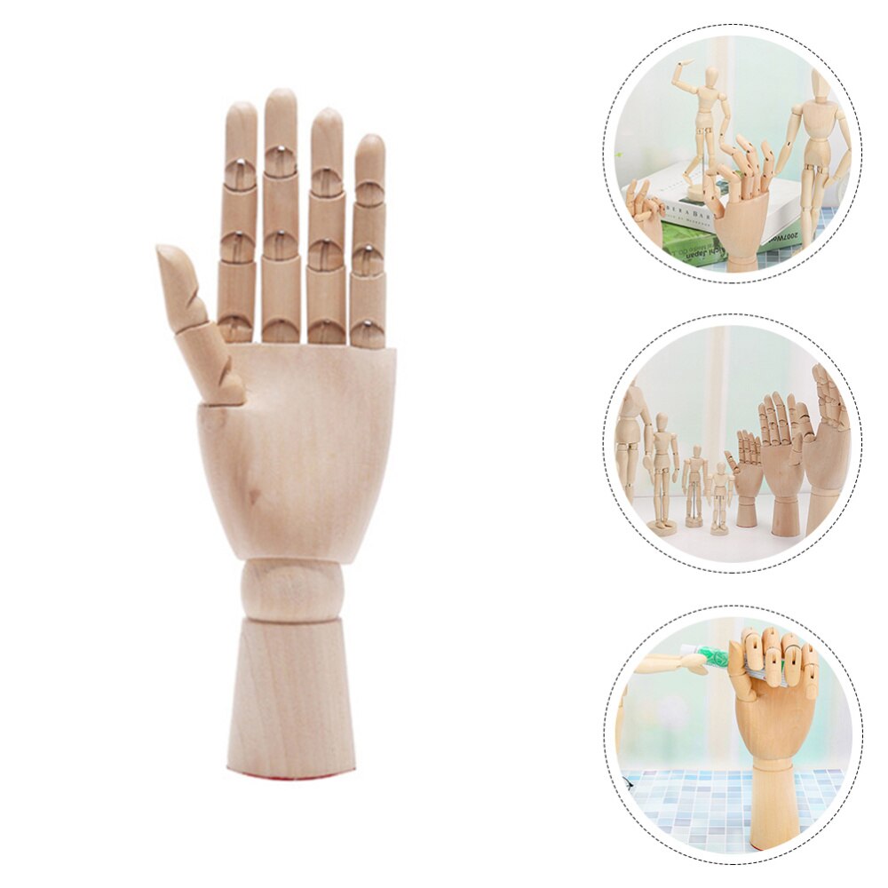 Wooden Joints Decorative Model Wooden Joints Ornament Desktop Adornment: Light Brown A