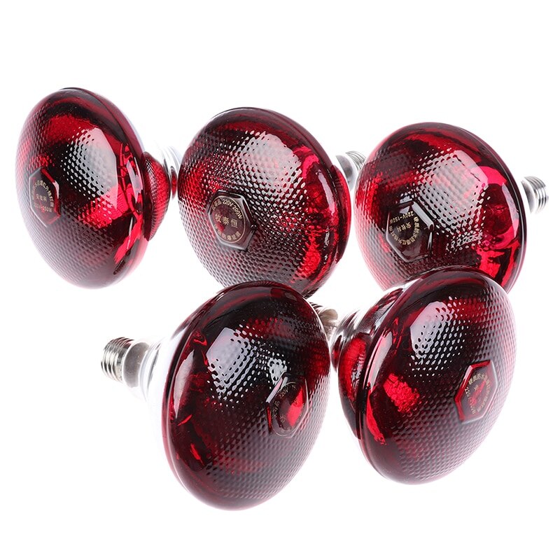 220V 100/150/200/250W/275W Thermal Lamp Smart Infrared LED Light Pet Brooder Hatch Chicken Piggy Dog Cat