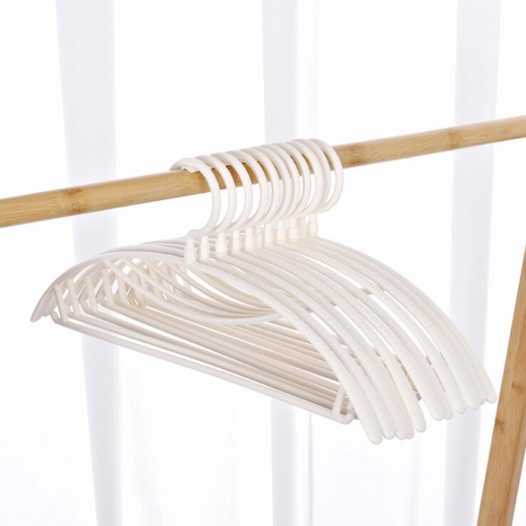 Durable Baby Clothes Hangers Telescopic Clothes Cute Cartoon Children's Hangers Kid Clothes Racks Baby Plastic Hanger: I