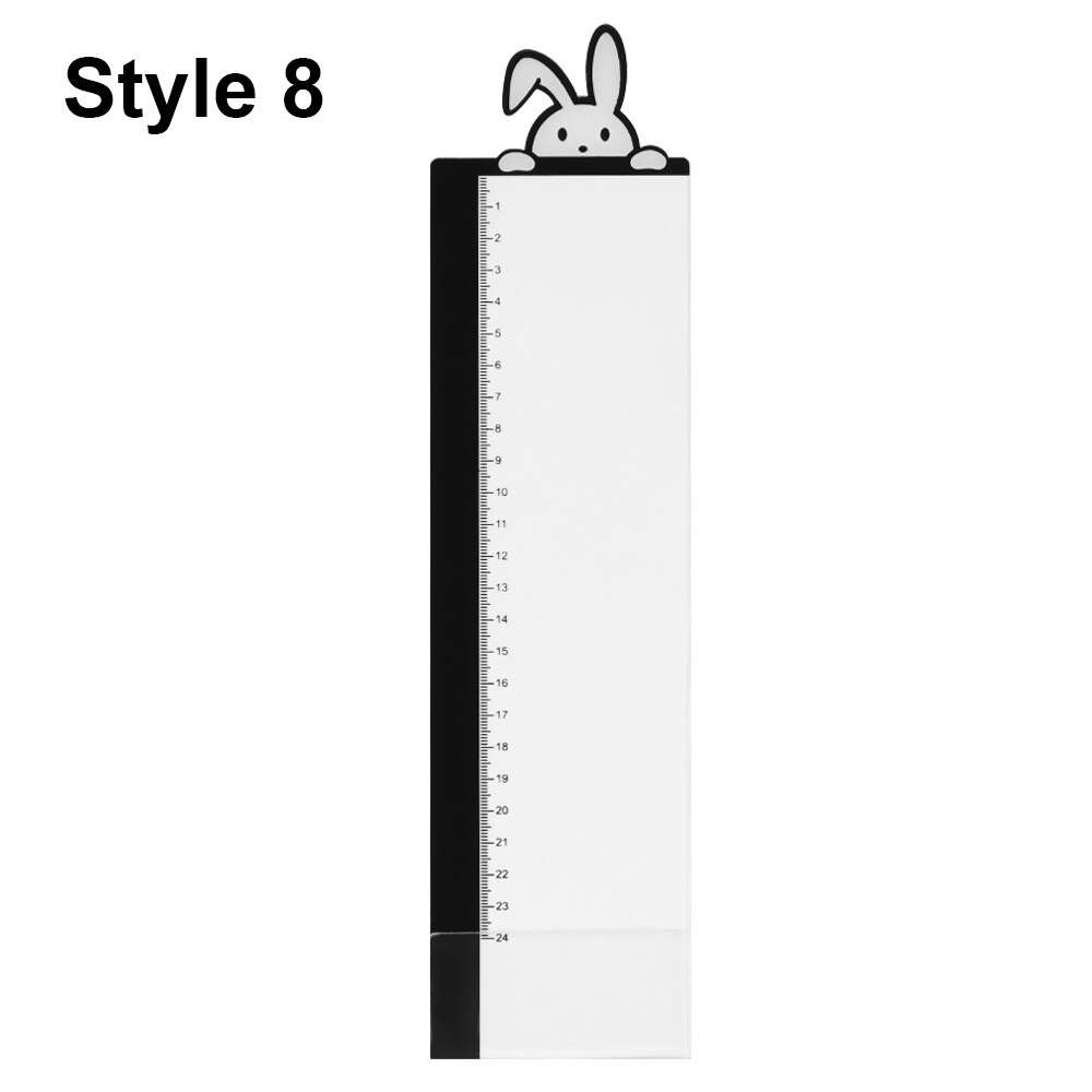 Acrylic Monitor Message Memo Board for Sticky Note Transparent Name Card Phone Holder Desktop Plastic Holder Stationery: Style 8