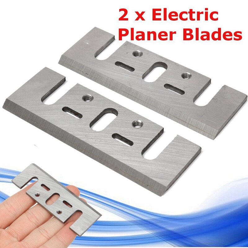 2PCS Electric Planer Spare Blades Replacement For Makita 1900B Battery Power Tool Part