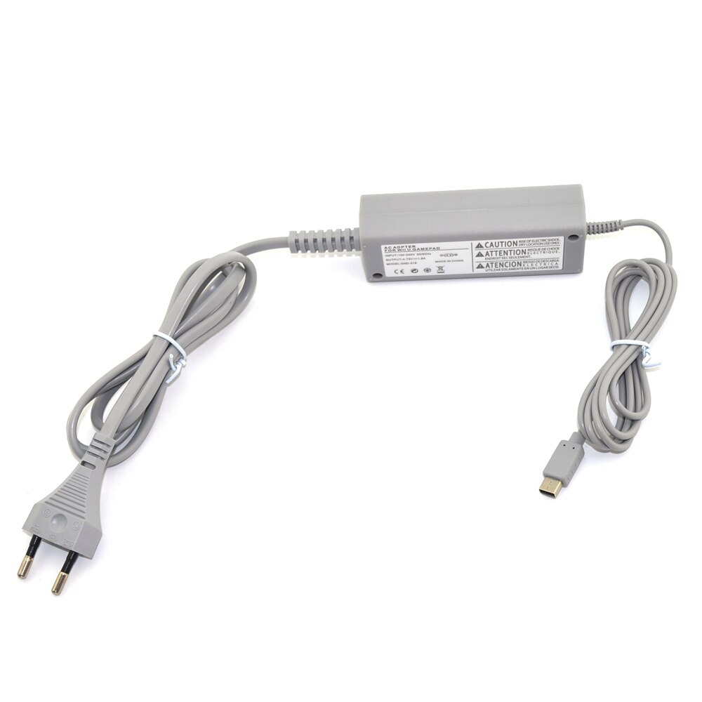 Prise EU pour Console de jeu Nintendo Wii U WiiU/manette hôte/bloc d'alimentation 100-240 câble adaptateur chargeur secteur