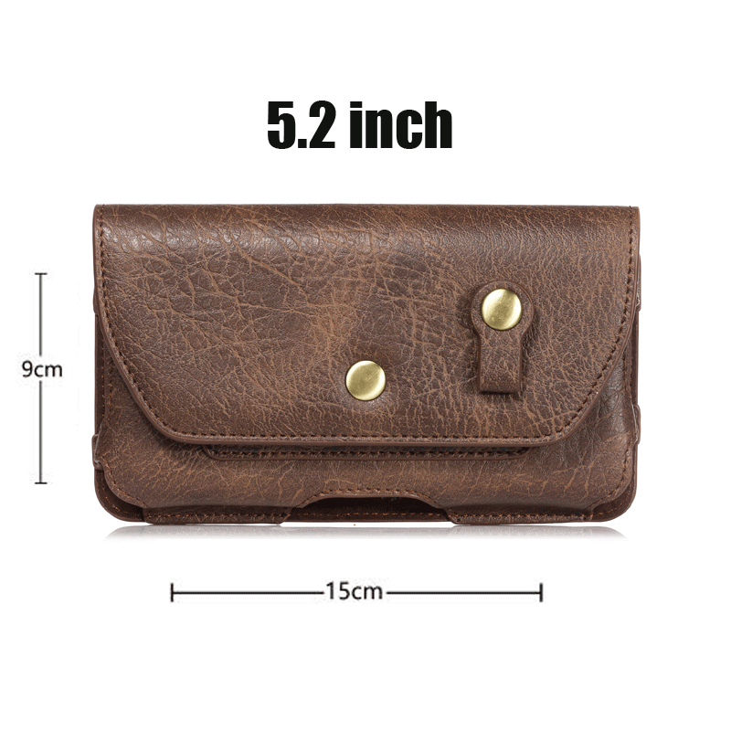 4.7 - 6.4 inch Retro Magnetic Holster Belt Bag Clip Phone Cover For Samsung A70 A50 A30 A20 A40 Note 10 Plus Waist Leather Case