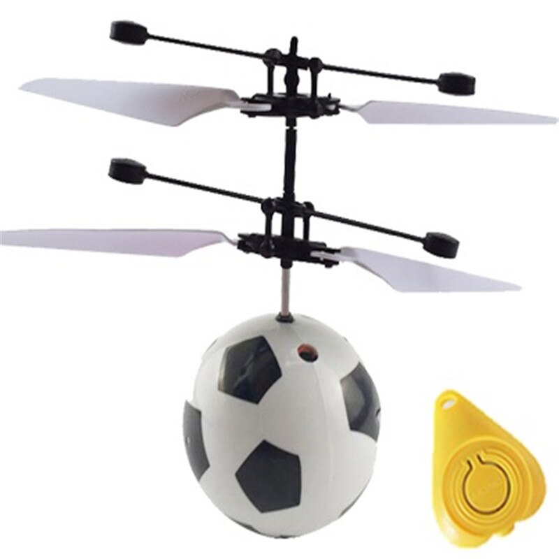 Flygande helikopter mini ufo drönare uppgradering infraröd induktion fjärrkontroll flygplan elektronisk modell leksak barn födelsedag: Fotboll