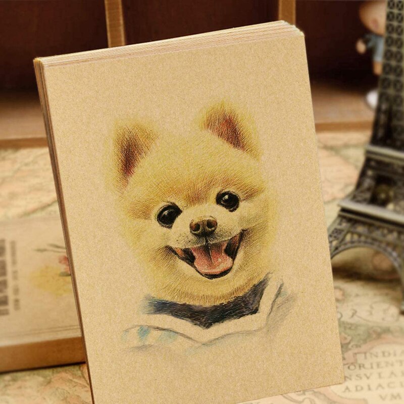 100pcs A4 Kraft Paper Sketchbooks for Drawing Watercolors Paper Painting Craft Paper Thick Paperboard