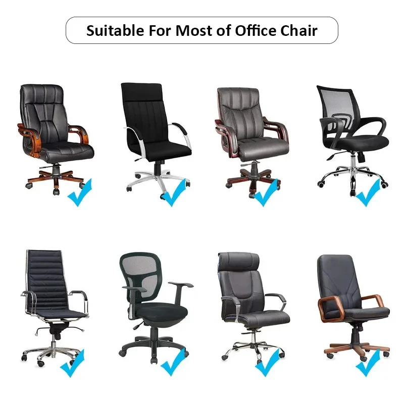 Fundas para sillas De ordenador De oficina, Protector De sillón, negro, azul, , Housse De Chaise, incluye reposabrazos, fundas para sillas De Gamer De Velet