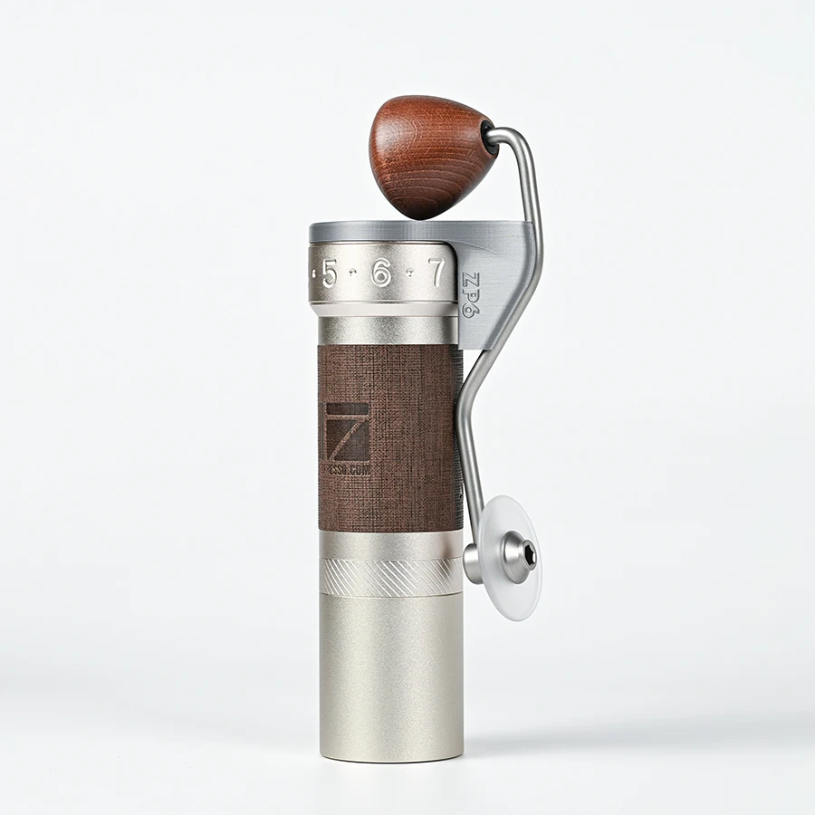Auf Lagerbier 1Zpresso ZP6 Manuelle Kaffeemühle Staub Abdeckung Tragbare Kaffeemühle Deckel Kurbel Mühle Joystick Barista Zubehör