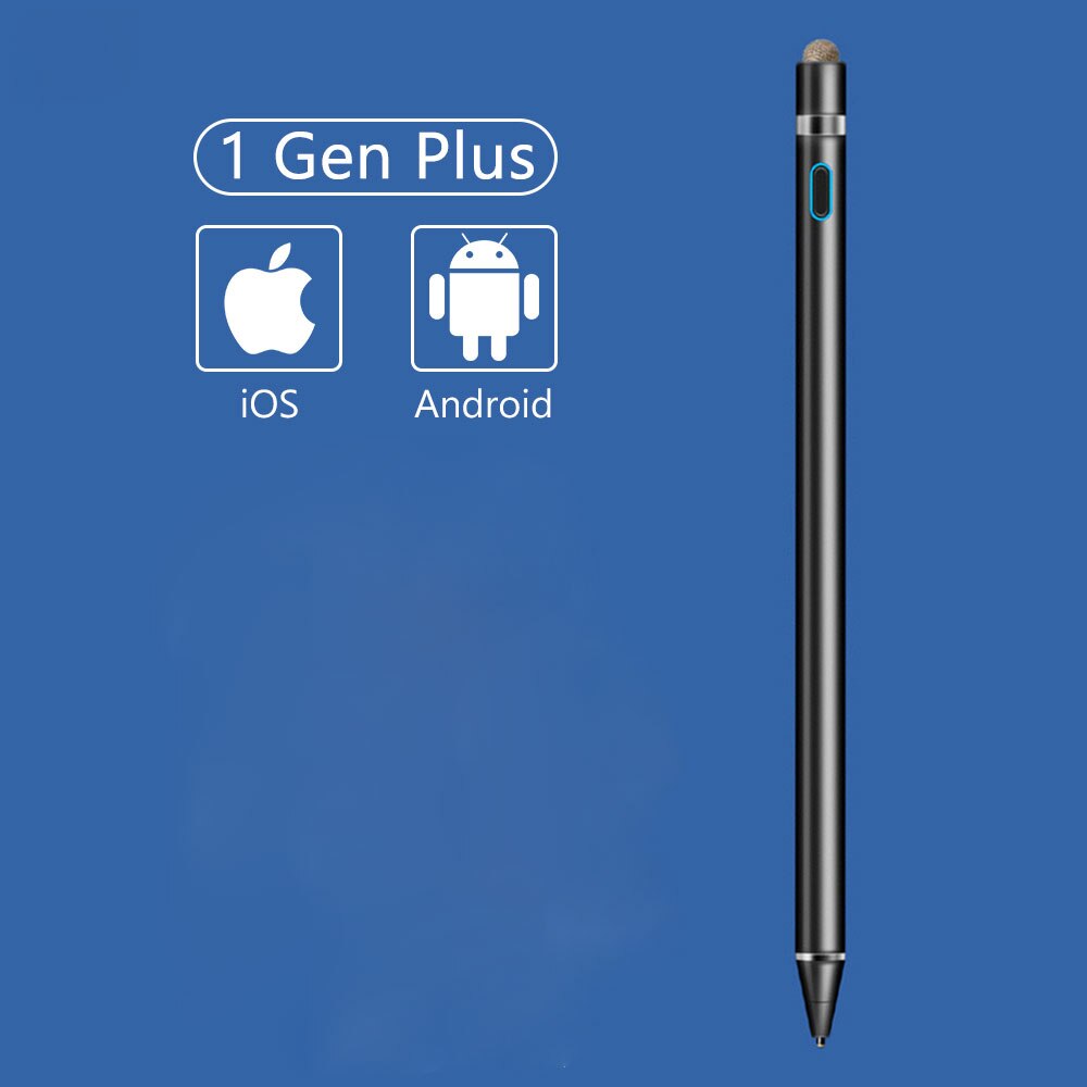 Voor ipad potlood stylus til apple pen ipad air 2 voor apple potlood 1 2 screen touch pen stylus tablet pen + houder: 1 gen pro sort