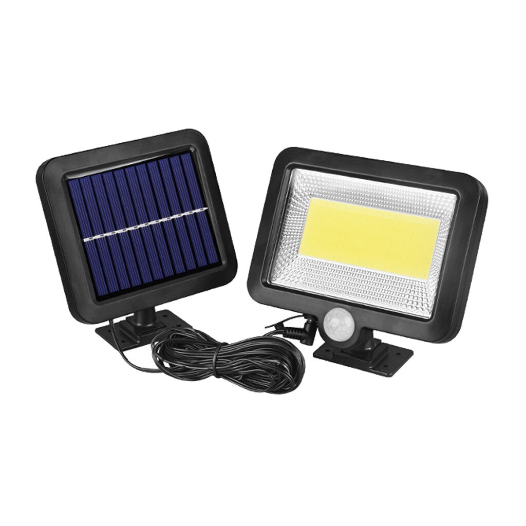 COB 100 LED Solar Power Motion Sensor Outdoor Garden Light Security Lamp Spotlight Sunlight Street Light 3.2