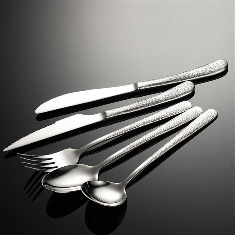 Ensemble DE couverts DE luxe en acier inoxydable 304, Table à manger principale, couteau DE Service, cuillère, cuillère à café, fourchette, ustensiles DE cuisine