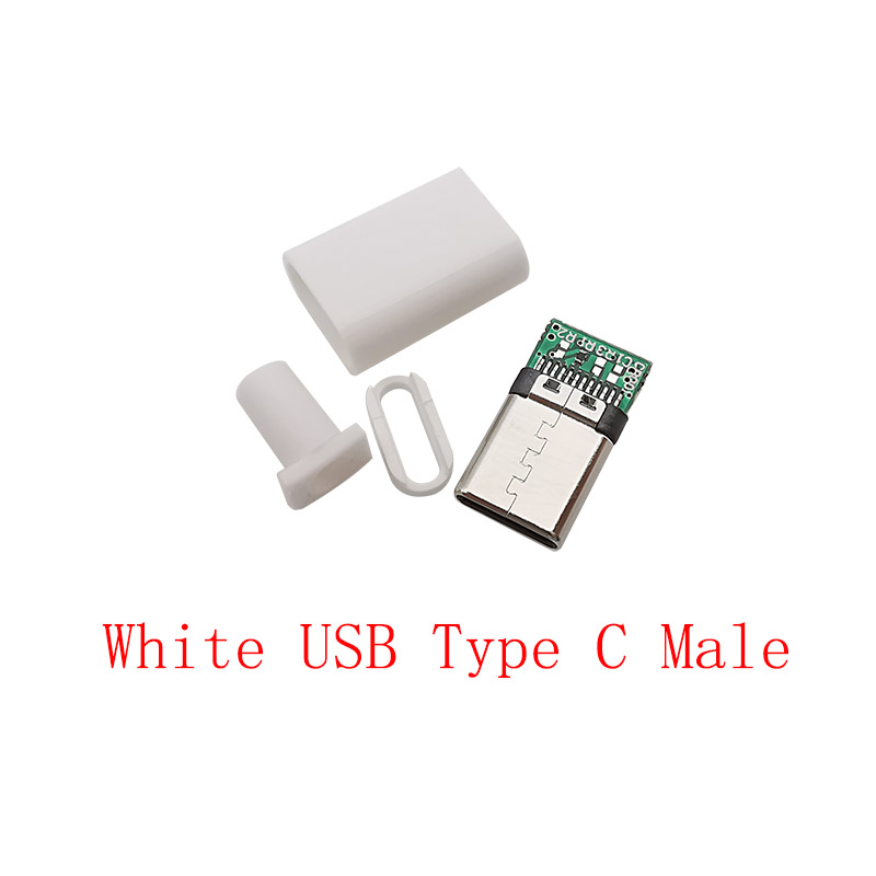 Złącza USB Micro USB/typ C / USB 2.0 typ męski żeński Adapter do lutowania dane naprawcze gniazda wtyczek do ładowania: Kości słoniowej / 5-9 Sztuk