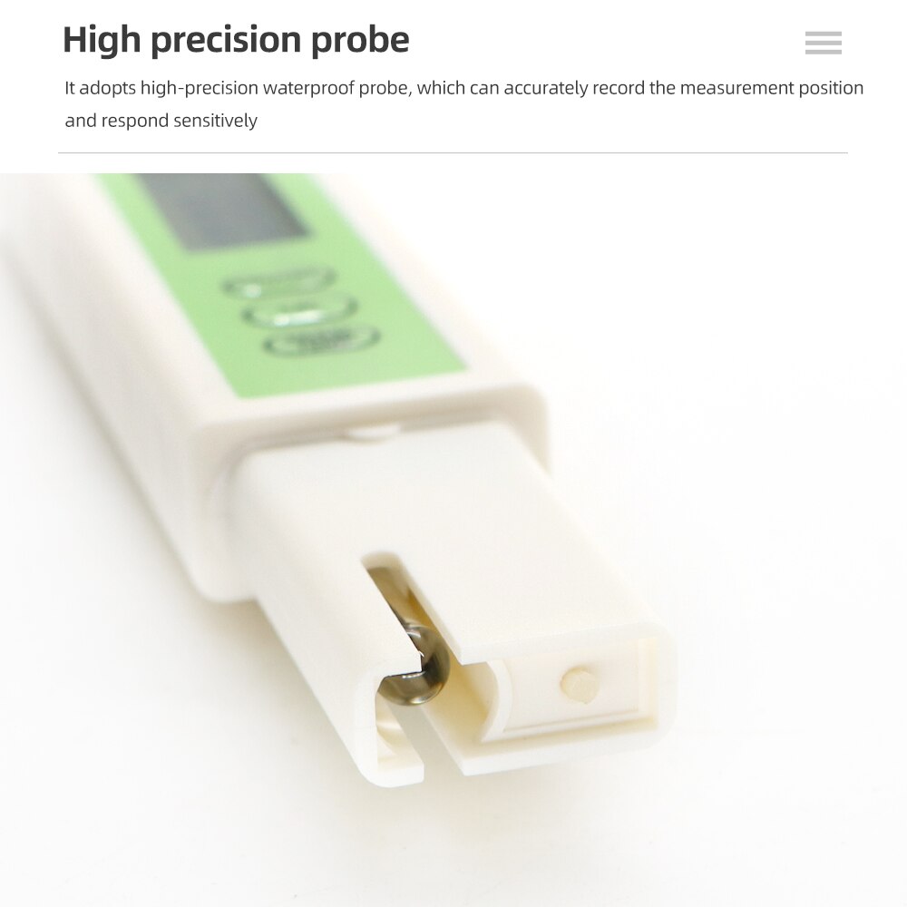 PH RH Meter With Bluetooth-Compatible 0.01pH Digital Water Testing High Precision BT Temp PH Online Monitor Measurement Tool