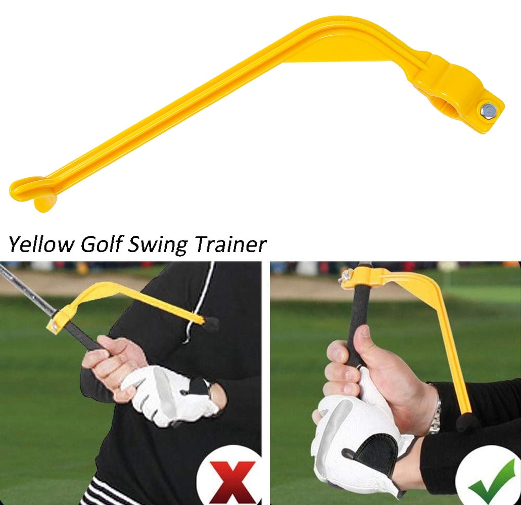 3 pc/ sæt golfsving træning hjælpearmbånd gul træner håndledsstøtte til mænd kvinder nybegynder praksis