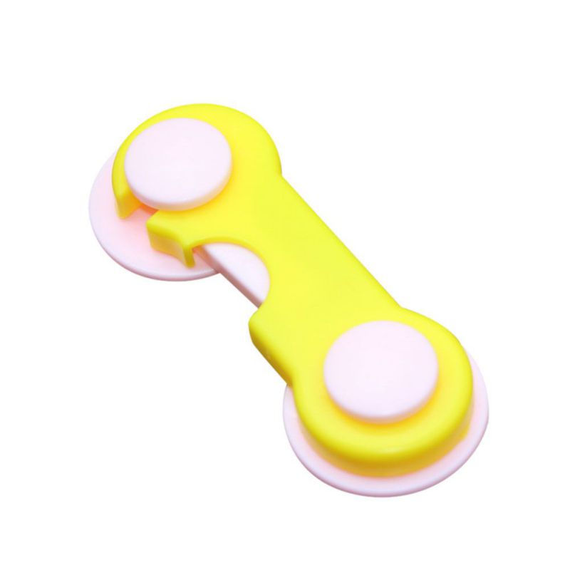 Brown Cabinet Safety Lock for Baby Furniture Door Drawer Lock Refrigerator Safety Locks Child Proof Infant Protector: A3