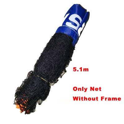 Portable 3-6 Meter Tennis Net Standard Tennis Net For Match Training Net Without Frame Tennis Racquet Sports Network Badminton: 5.1Meter