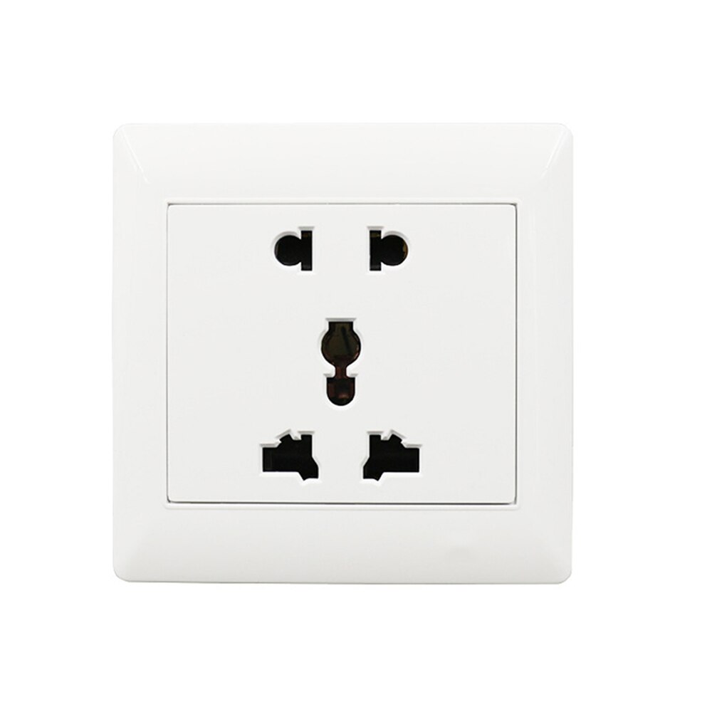Universal 5 Hole Electric AC Power Outlet Panel Plate Wall Charger Dock Socket Electrical Sockets