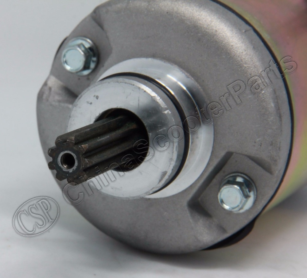 9 teeth Starter Motor for Linhai VOG 250 cc 300 Majesty YP250 Xingyue XY260T-4 Eco Power 260 169MM 170MM 173MN