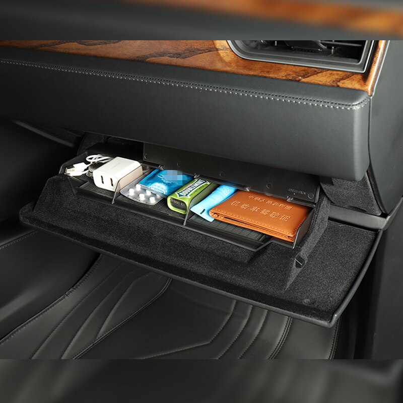 Centrale bediening armsteun opbergvak handschoenenkastje opbergvak modificatie voor tesla model s/x