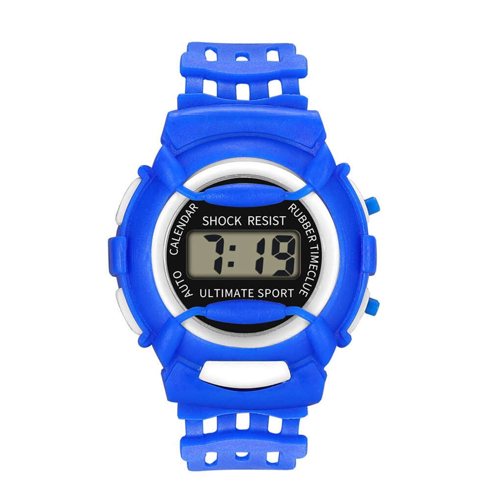 Kinderhorloge kinderen meisjes analoog digitaal sport led elektronisch waterdicht polshorloge polshorloge klok  #7