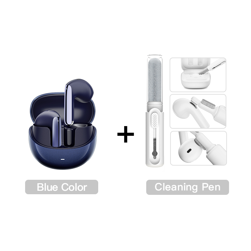 QCY HT10 AilyBuds Pro+ ANC Bezprzewodowe słuchawki douszne Hi-Res Audio z mikrofonem LDAC 6 AI HD Call Headset Bluetooth 5.3 Dual Connect Earbuds: YELLOW